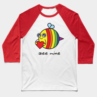 LGBT Bee Baseball T-Shirt